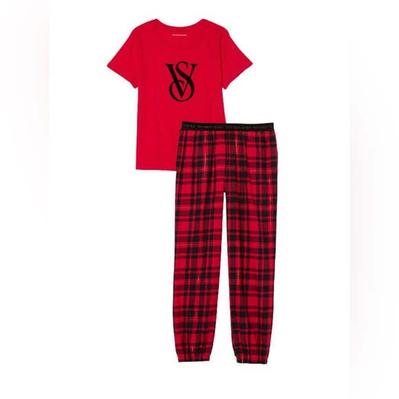 Victoria's Secret Other - VICTORIA'S SECRET
Flannel Tee-jama Set